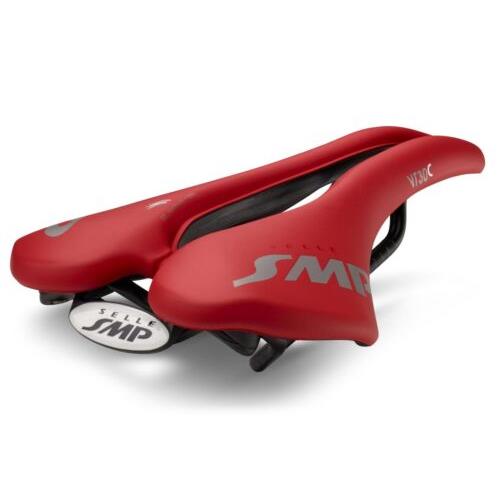 Selle Smp VT30C Saddle with Carbon Rails Red