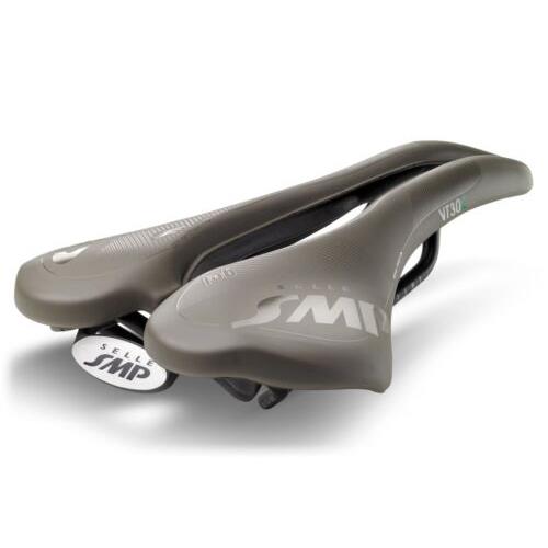 Selle Smp VT30C Gel Saddle with Carbon Rails Grey-brown Gravel Edition