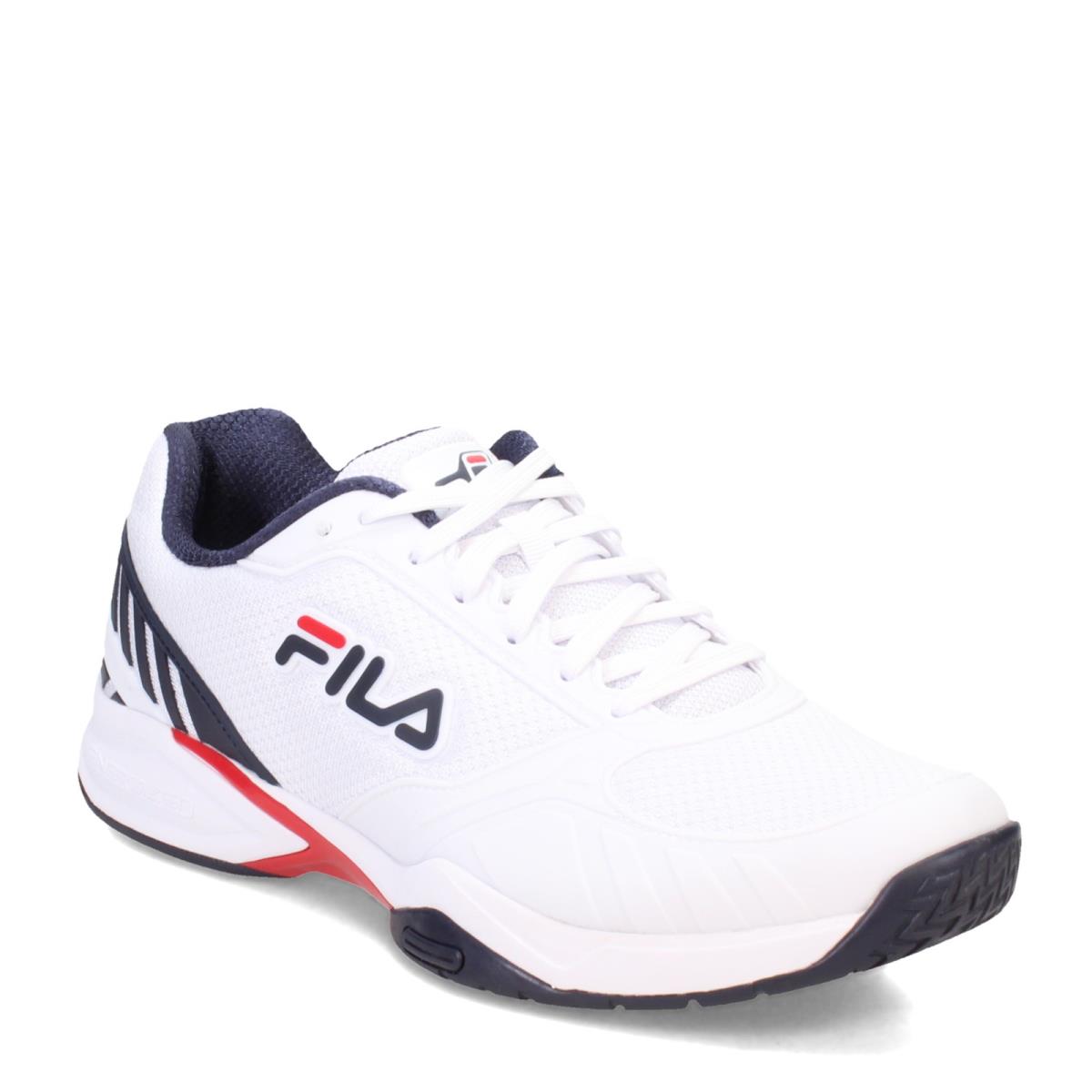 Men`s Fila Volley Zone Pickleball Shoe 1PM00594-125 White Mesh Synthetic 10