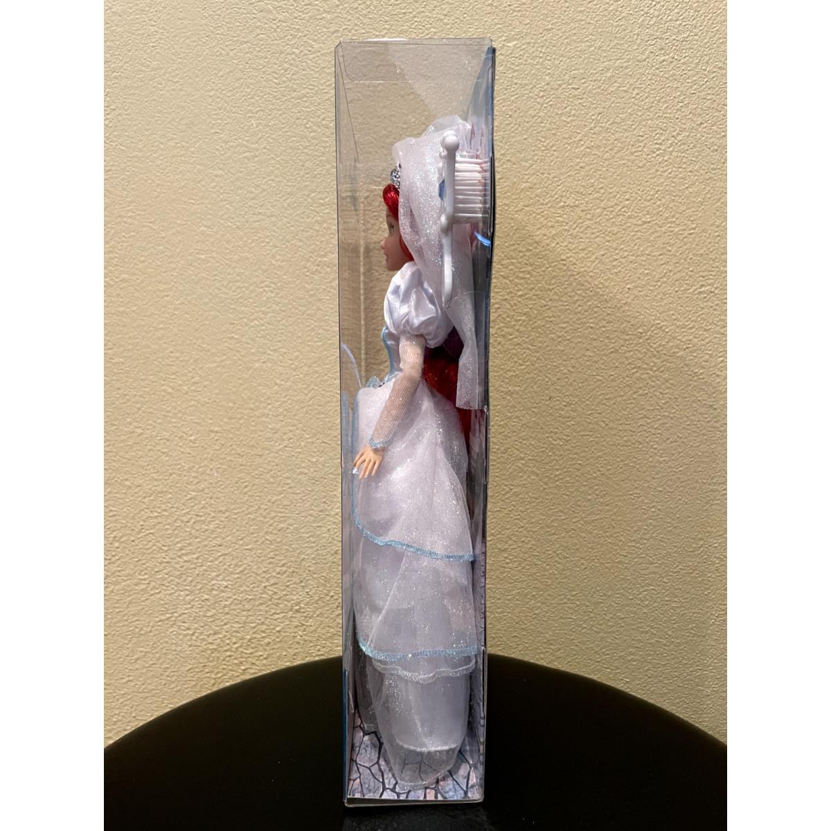 Disney Parks Exclusive The Little Mermaid Ariel White Wedding Dress Bride Doll