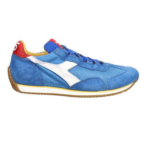 Diadora Equipe Suede Sw Lace Up Mens Blue Sneakers Casual Shoes 175150-65042