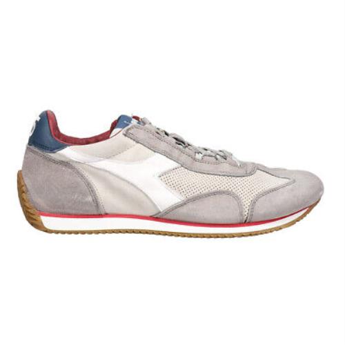 Diadora Equipe Suede Sw Lace Up Mens Grey Off White Sneakers Casual Shoes 1751