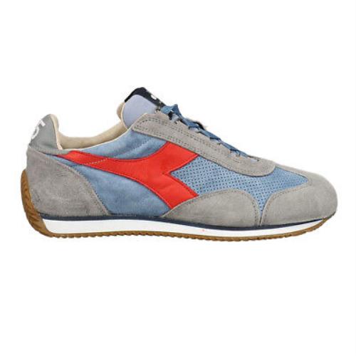 Diadora Equipe Suede Sw Lace Up Mens Blue Sneakers Casual Shoes 175150-65069