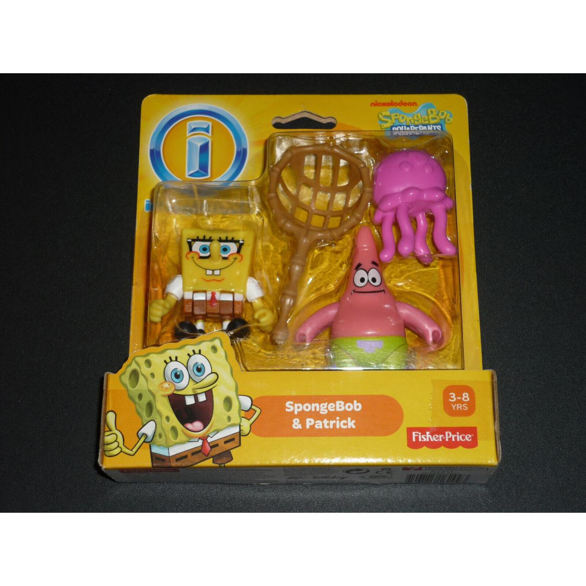 Imaginext Spongebob Squarepants Patrick Star with Jellyfish Net