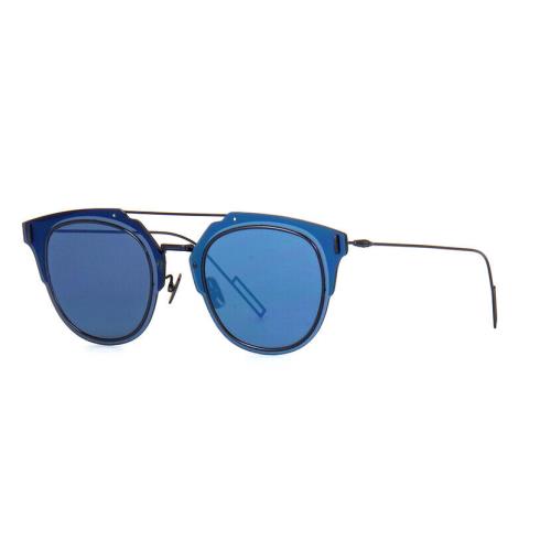 Dior COMPOSIT1.0 A2J/2A Sunglasses Blue Ruthenium / Blue Mirror Lens