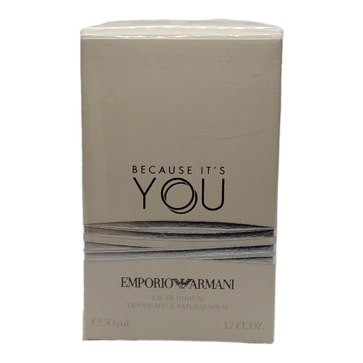 Giorgio Armani Because Its You Women Eau De Parfum 1.7 oz 50ml Edp Perfume Spray