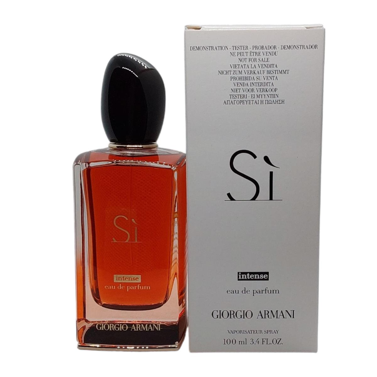 Giorgio Armani Si Intense Eau De Parfum 3.4 oz 100 ml Edp Perfume Women Spray