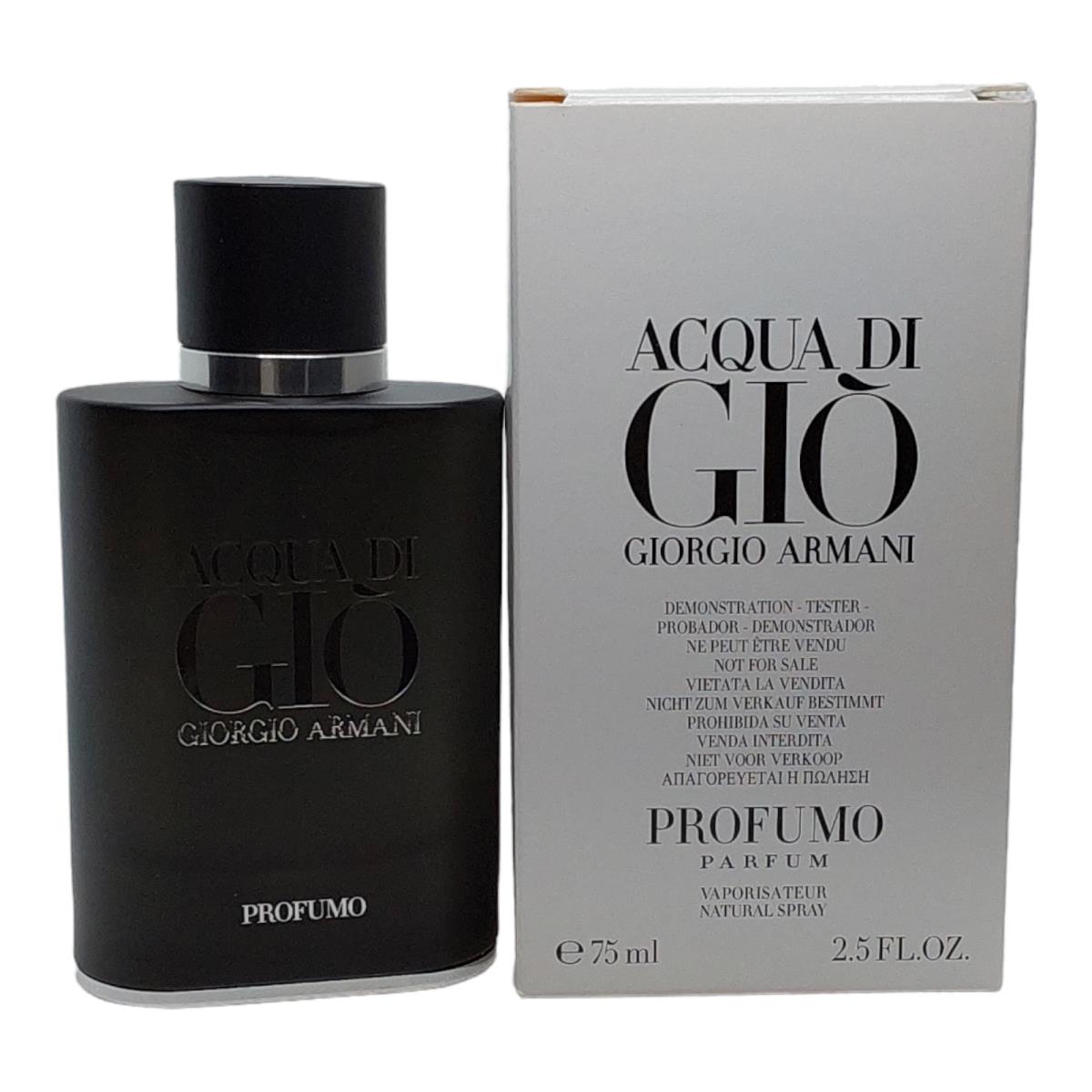 Giorgio Armani Acqua Di Gio Profumo Parfum Spray 2.5 oz 75ml Men Perfume Edp