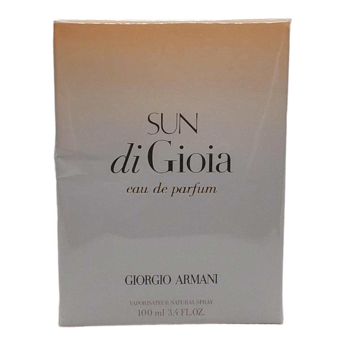 Giorgio Armani Sun Di Gioia Eau De Parfum Spray Women 3.4oz 100ml Perfume