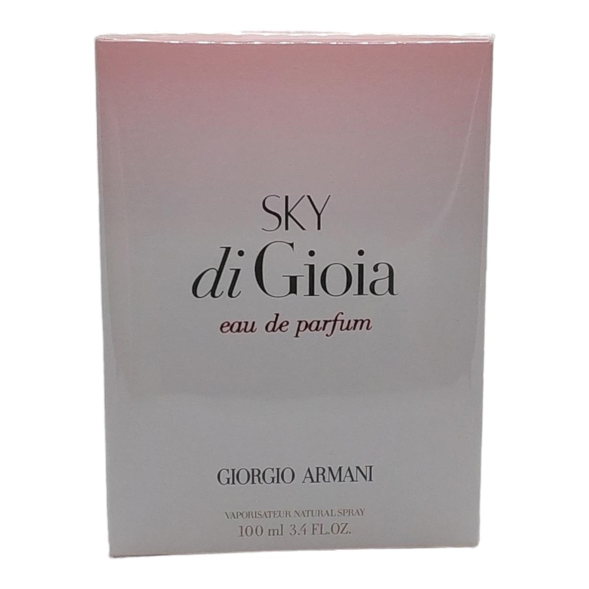 Giorgio Armani Sky Di Gioia Eau De Parfum 3.4 oz 100 ml Women Perfume Edp