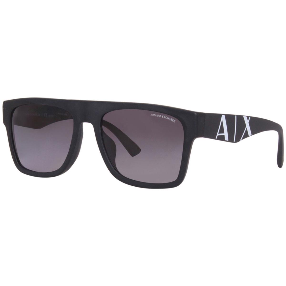 A X Armani Exchange Men`s Ax4113SF Low Bridge Fit Rectangular Sunglasses