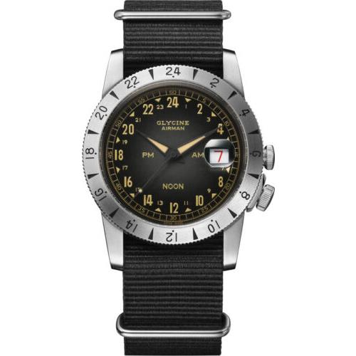 Glycine Men`s GL0478 Airman Vintage 40mm Automatic Watch
