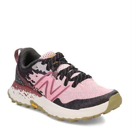 Women`s New Balance Fresh Foam X Hierro v7 Trail Running Shoe WTHIER07 Stone Pi - STONE PINE/BLACKTOP/WASHED BURGUNDY