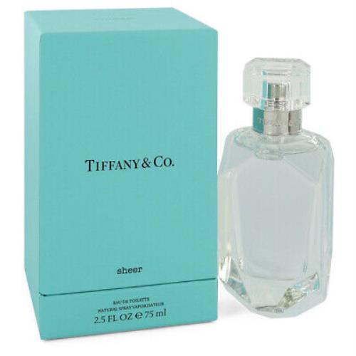 Tiffany Sheer Perfume 2.5 oz Edt Spray For Women by Tiffany