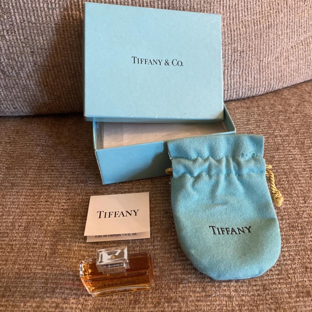 Vintage Tiffany Perfume Parfum 1/8 Oz. Classic Splash Mini Rare