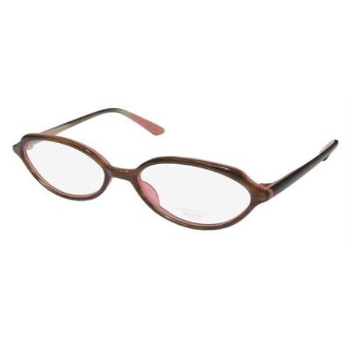 Oliver Peoples Larue Eyeglass Frame 52-16-140 Full-rim Japan Otpi Brown Cat