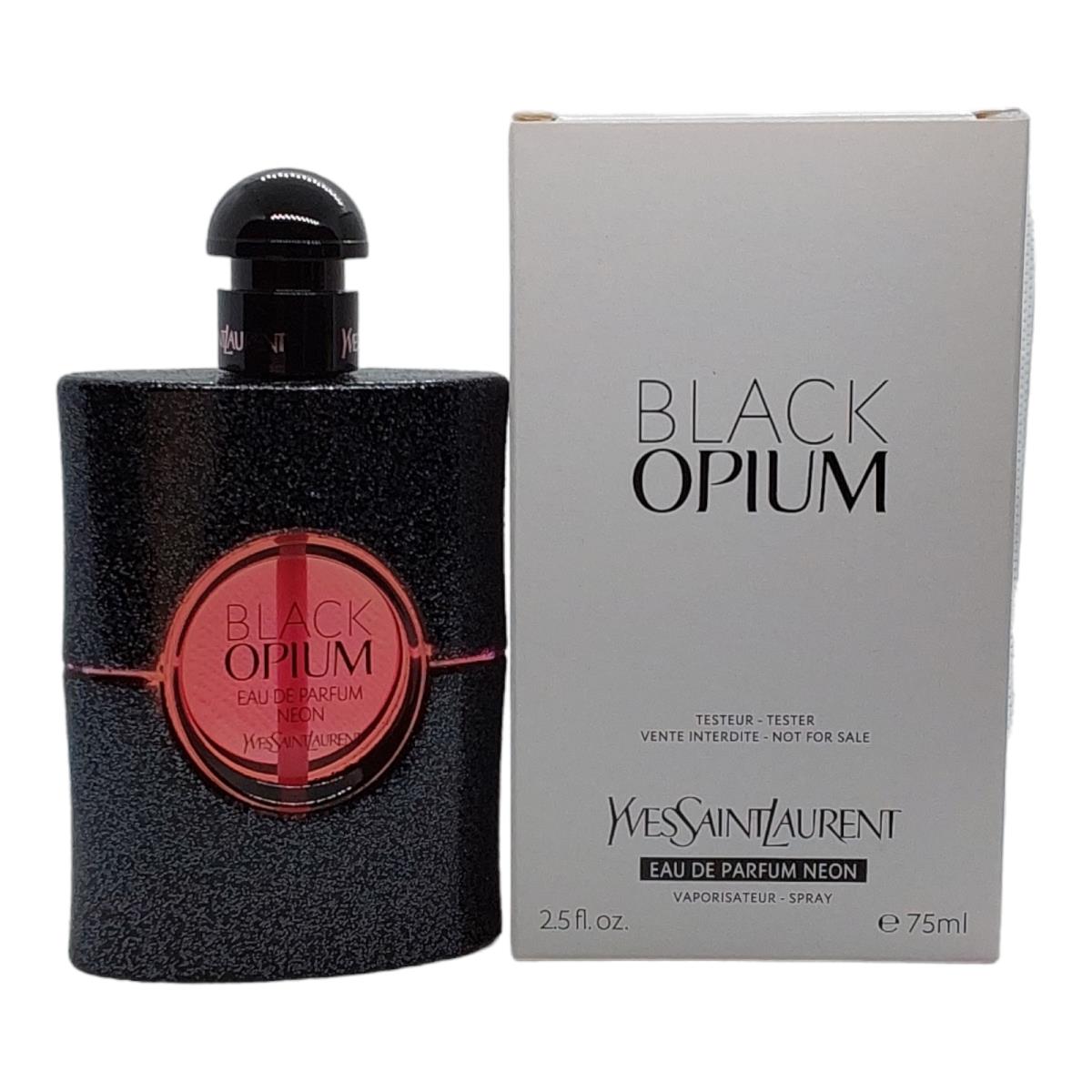 Ysl Yves Saint Laurent Black Opium Eau De Parfum Neon 2.5 oz 75 ml Women Perfume