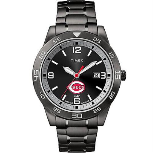 Timex Men`s Men`s Acclaim Reds Black Analog Watch Timepiece Active Sports