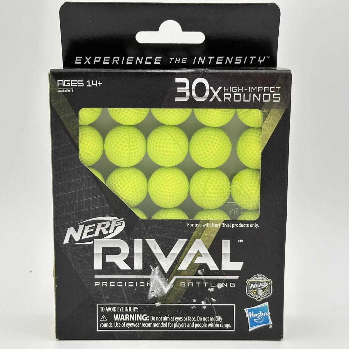 6-Packs Nerf Rival Edge Series of 30 High Impact Rounds Total 180 Green Balls