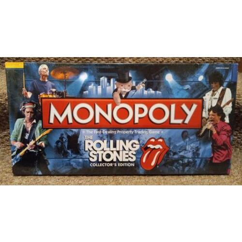 2010- The Rolling Stones Monopoly Collector`s Edition - Sealed- Read