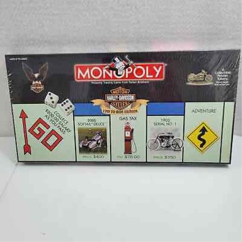 Monopoly Harley-davidson Motorcycles Live to Ride Edition 122523-2Clo3