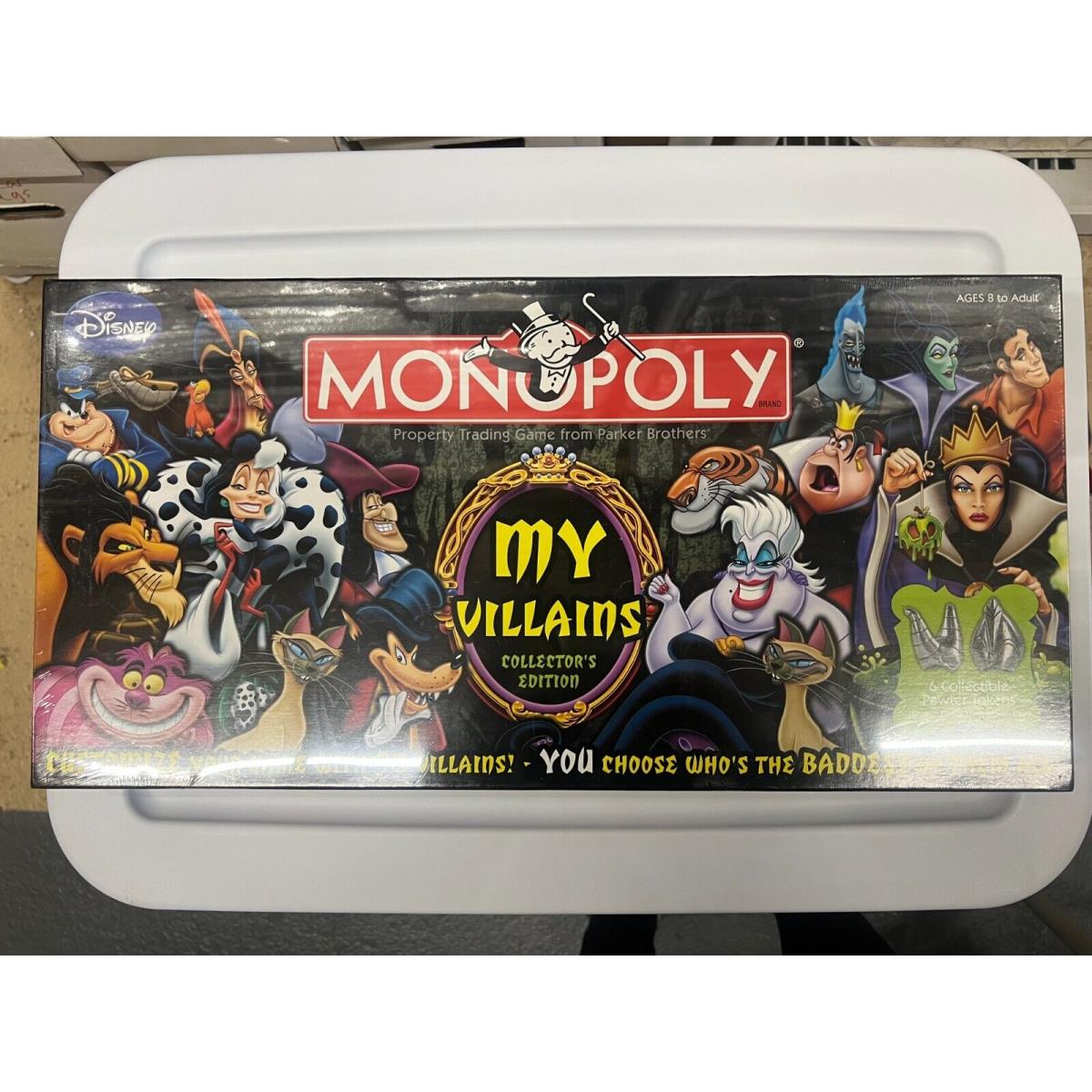 Monopoly Disney My Villains Collectors Edition Game 2008 Hasbro