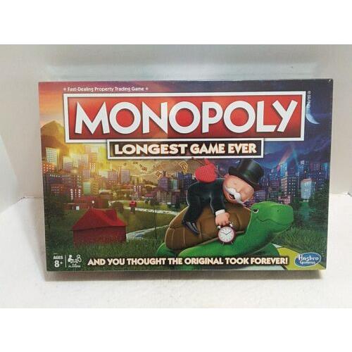 Monopoly Longest Game Ever Board Game Mint