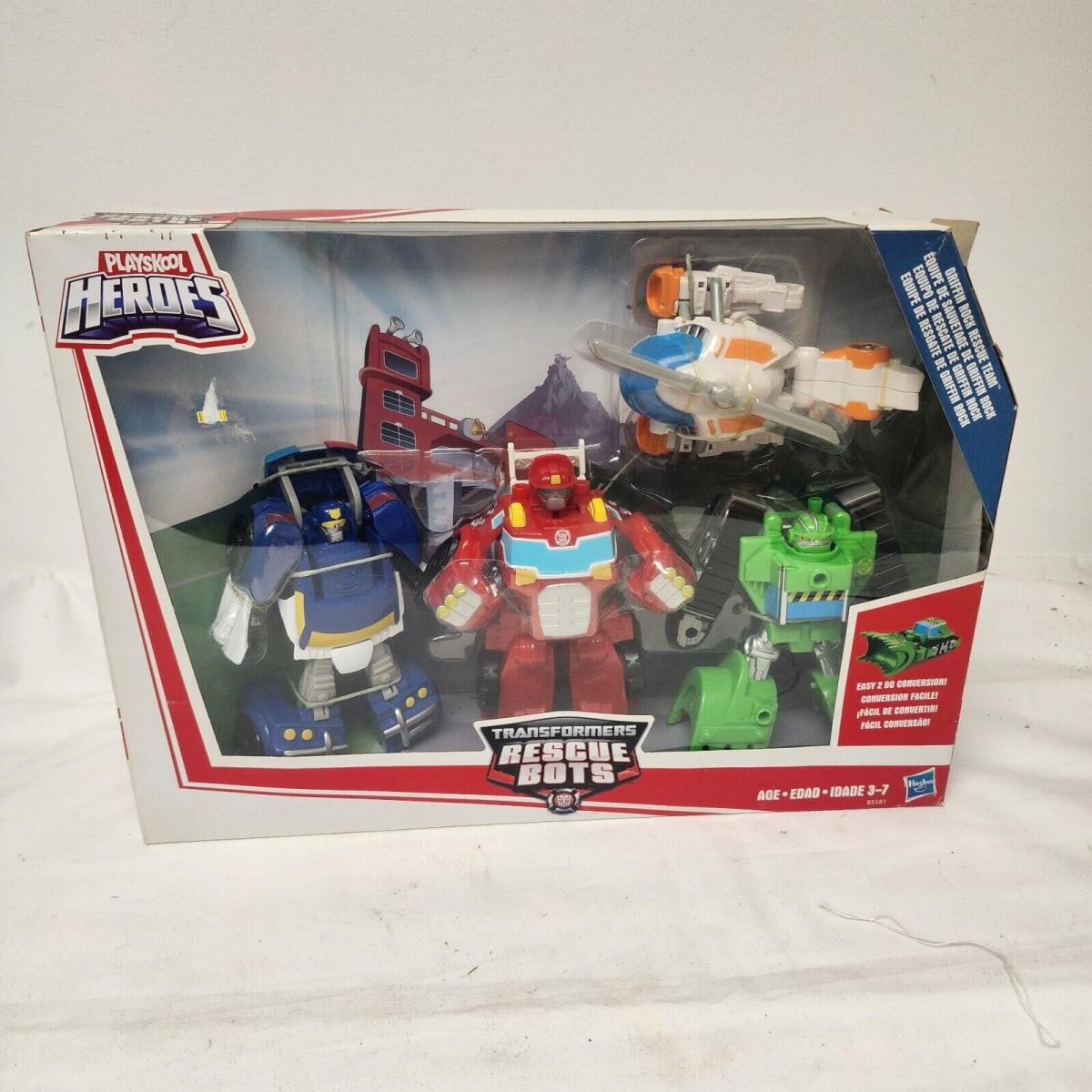 Transformers Rescue Bots Griffin Rock Team Action Figures Toy Gift