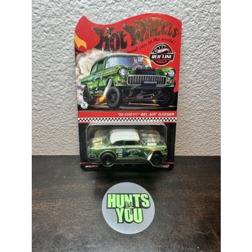 Hot Wheels Rlc Exclusive `55 Chevy Bel Air Gasser Triassic Five Red Line Club