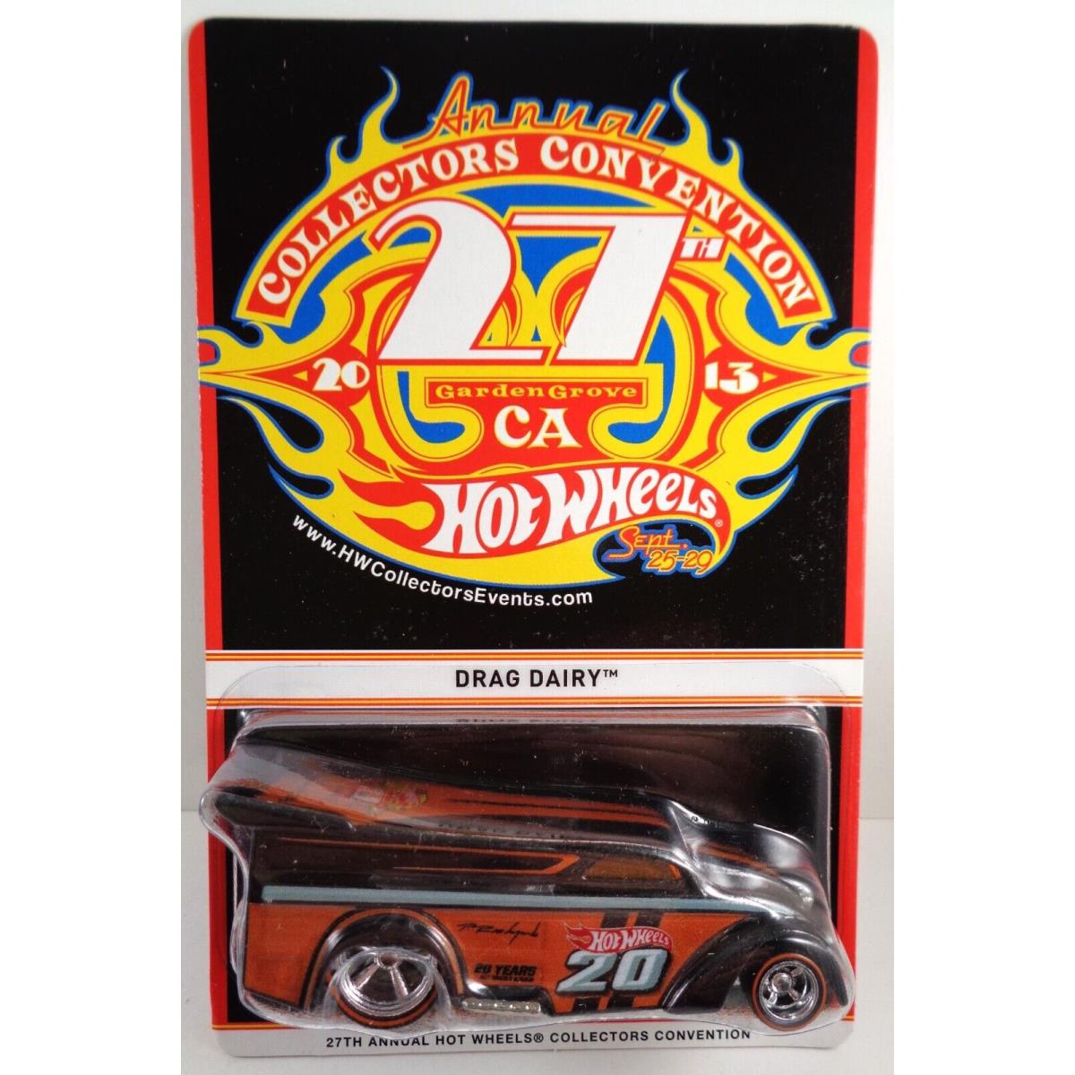 Hot Wheels 27TH Annual Collectors Convention Dinner Car Drag Dairy