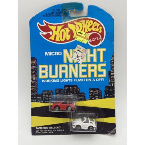 Hot Wheels Vhtf Micro Night Burners Working Lights 2 Pack