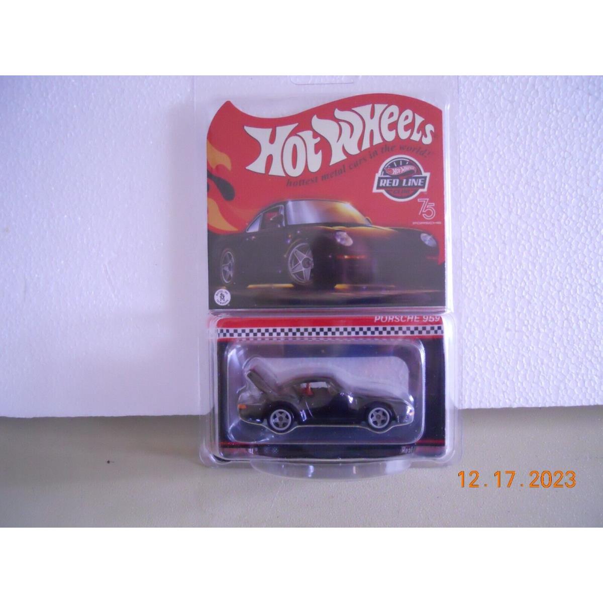 Rlc Hot Wheels Red Line Club Exclusive Black Porsche 959 1:64 Die Cast Car