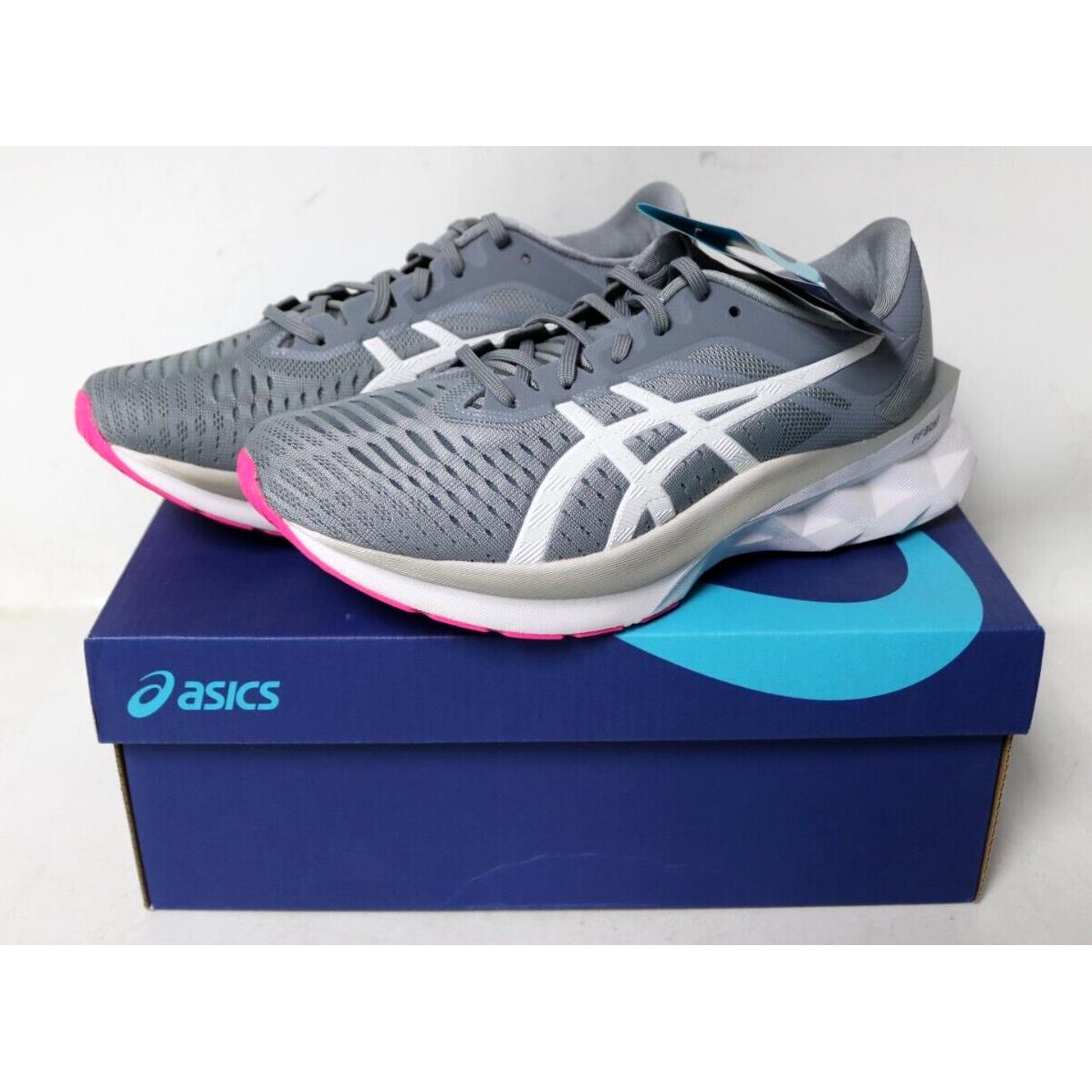 Asics: Women`s Novablast Running Shoe - Size 8 US Sheet Rock/white