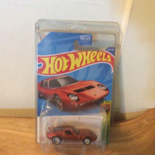 Hot Take Wheels Super Treasure Hunt 71 Lamborghini Miura SV In Package