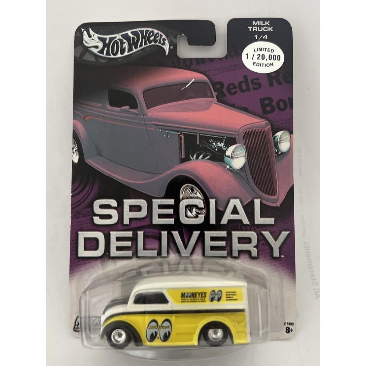 Hot Wheels Special Delivery Milk Truck Mooneyes 1 of 4 Limited Edition 1/20 000
