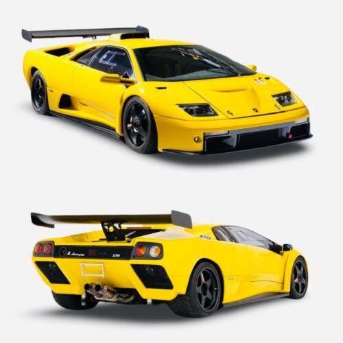 Lamborghini Diablo Gtr 1/18 Hot Wheels Diecast Car Yellow Model Car Toy Car