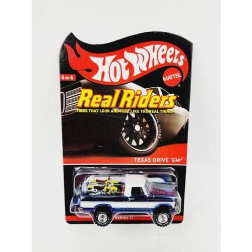 Hot Wheels Rlc Real Riders Texas Drive EM Blue 2482 Nice KD38