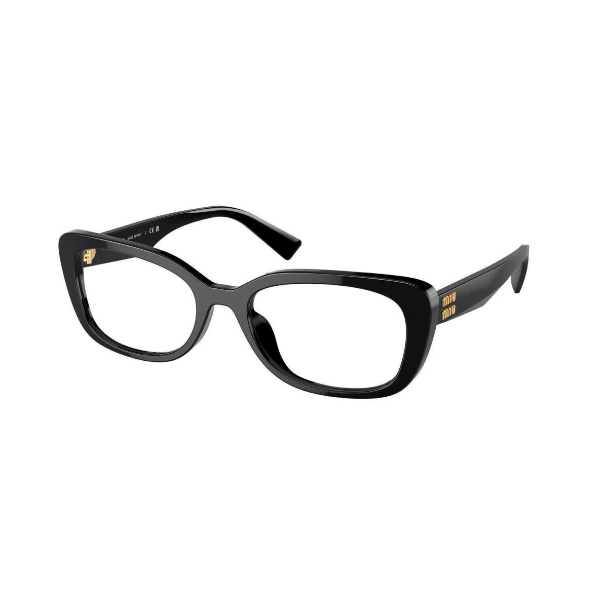 Miu Miu MU07VV 1AB1O1 55 Eyeglasses Black Optical Frame