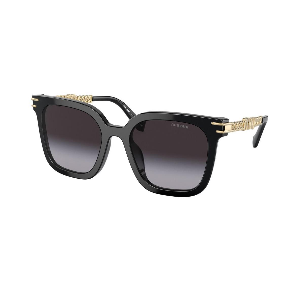 13WS Sunglasses 1AB5D1 Black by Miu Miu