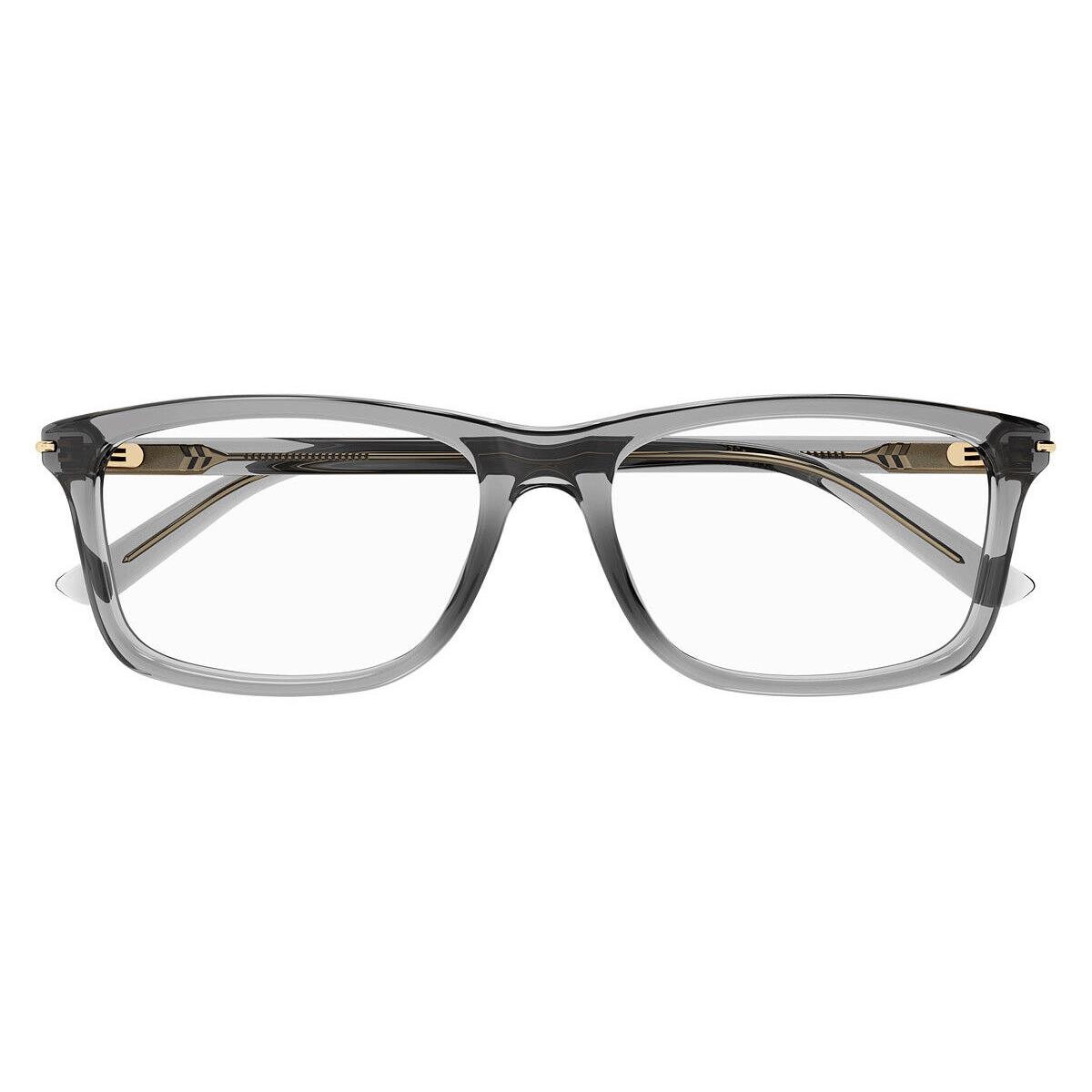 Gucci GG1447O Eyeglasses Men Gray 57mm