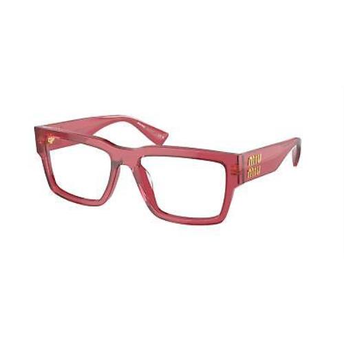 Miu Miu 02XV Eyeglasses 15Q1O1 Red