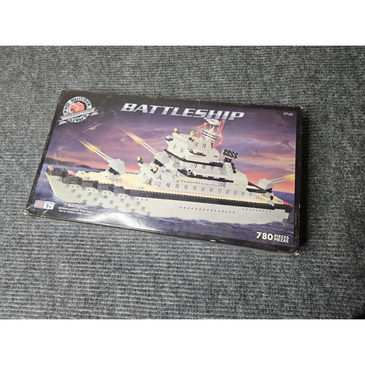 Mega Bloks Battleship 9760 Pro Builder Collector Series