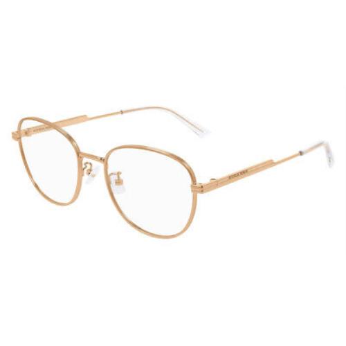 Bottega Veneta BV1044O Eyeglasses Women Gold Butterfly 53mm