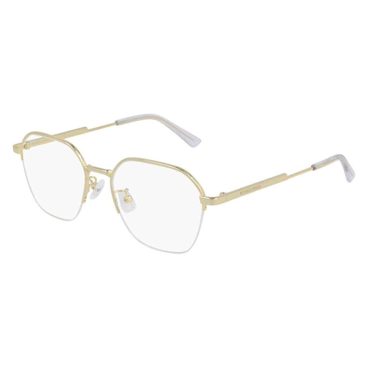 Bottega Veneta BV1111OA Eyeglasses Men Gold Round 52mm