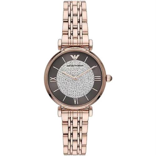 Emporio Armani Bronze Steel Quartz Watch