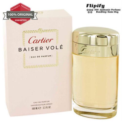 Baiser Vole Perfume Cartier 3.4 oz 100 ML 1.7 1 oz 50 30 ML Edp Spray For Women