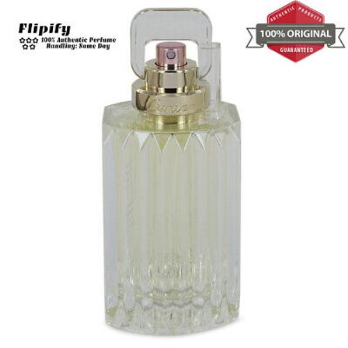Cartier Carat Perfume 3.3 oz Edp Spray Tester For Women by Cartier