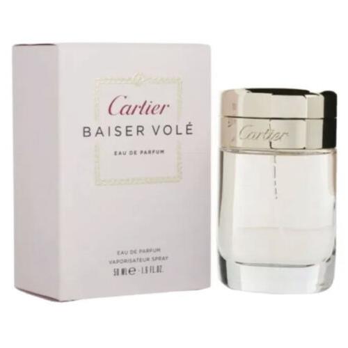 Cartier Baiser Vole For Women Perfume 1.6 Oz/ 50 ml Edp Spray