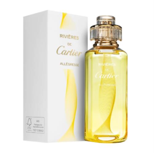 Cartier Rivieres Allegresse 3.3 oz Edt Perfume For Women