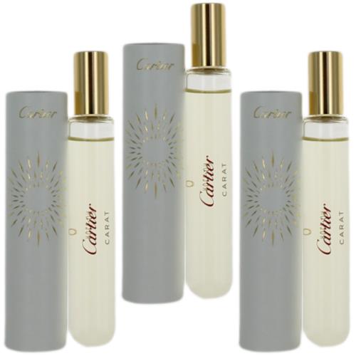 Carat By Cartier For Women Combo Pack: Mini Edp Perfume 1.5oz 3x0.5oz Bottles